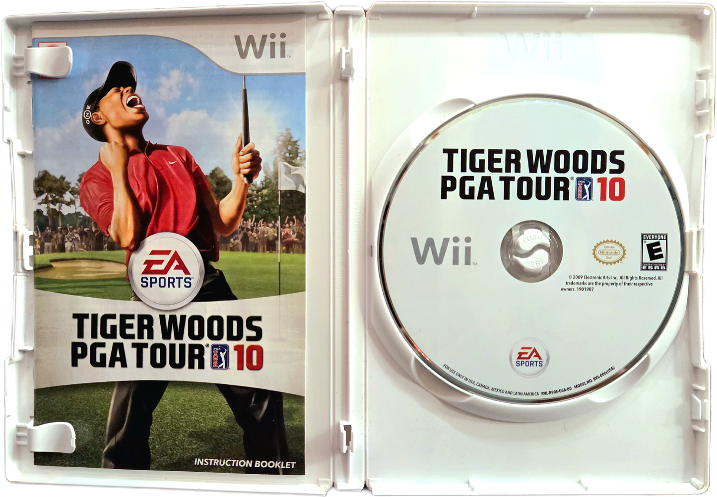 Nintendo Wii EA Sports Tiger Woods PGA Tour 10 Used Video Game