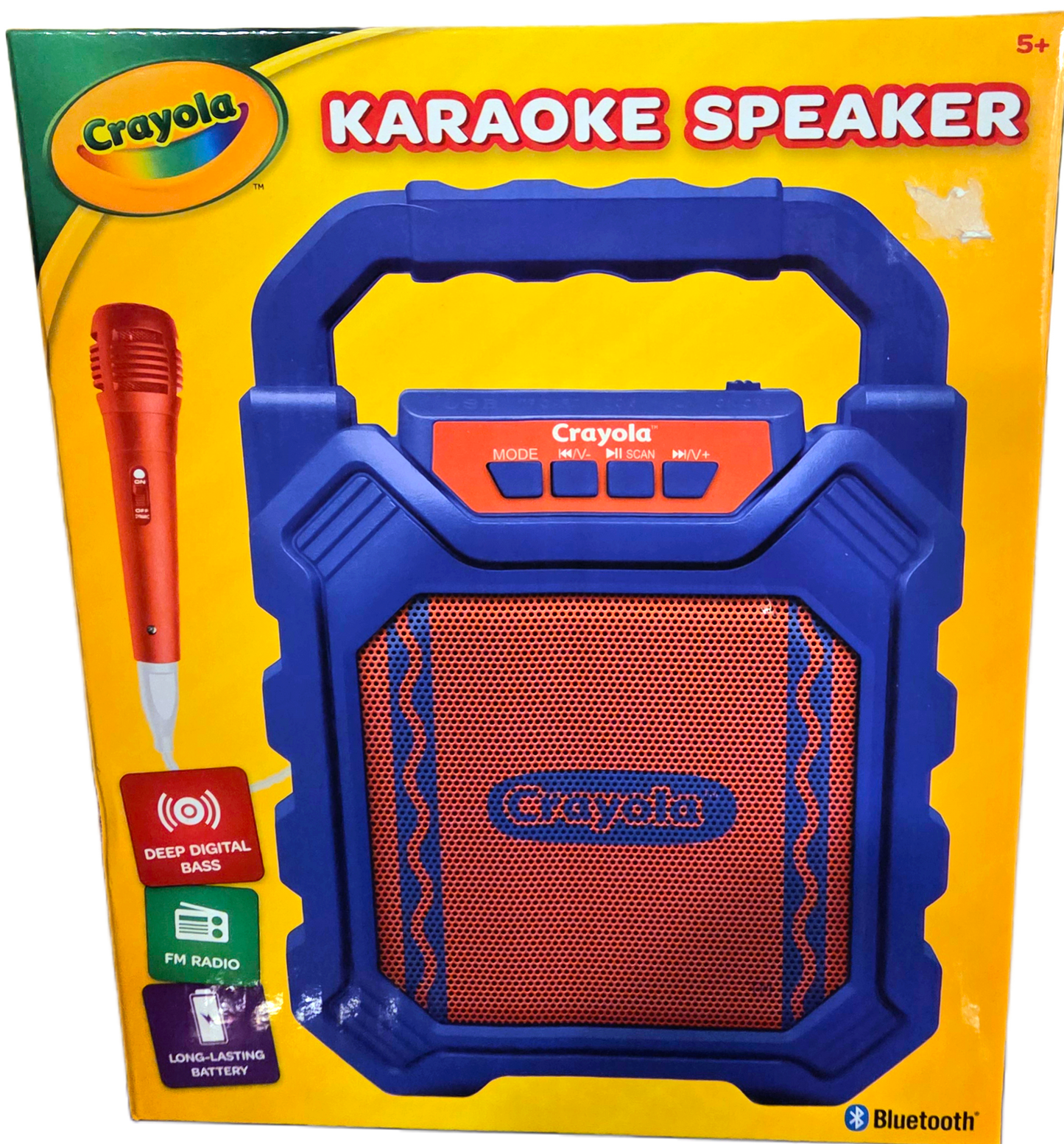 MiGear Crayola Bluetooth Karaoke Speaker