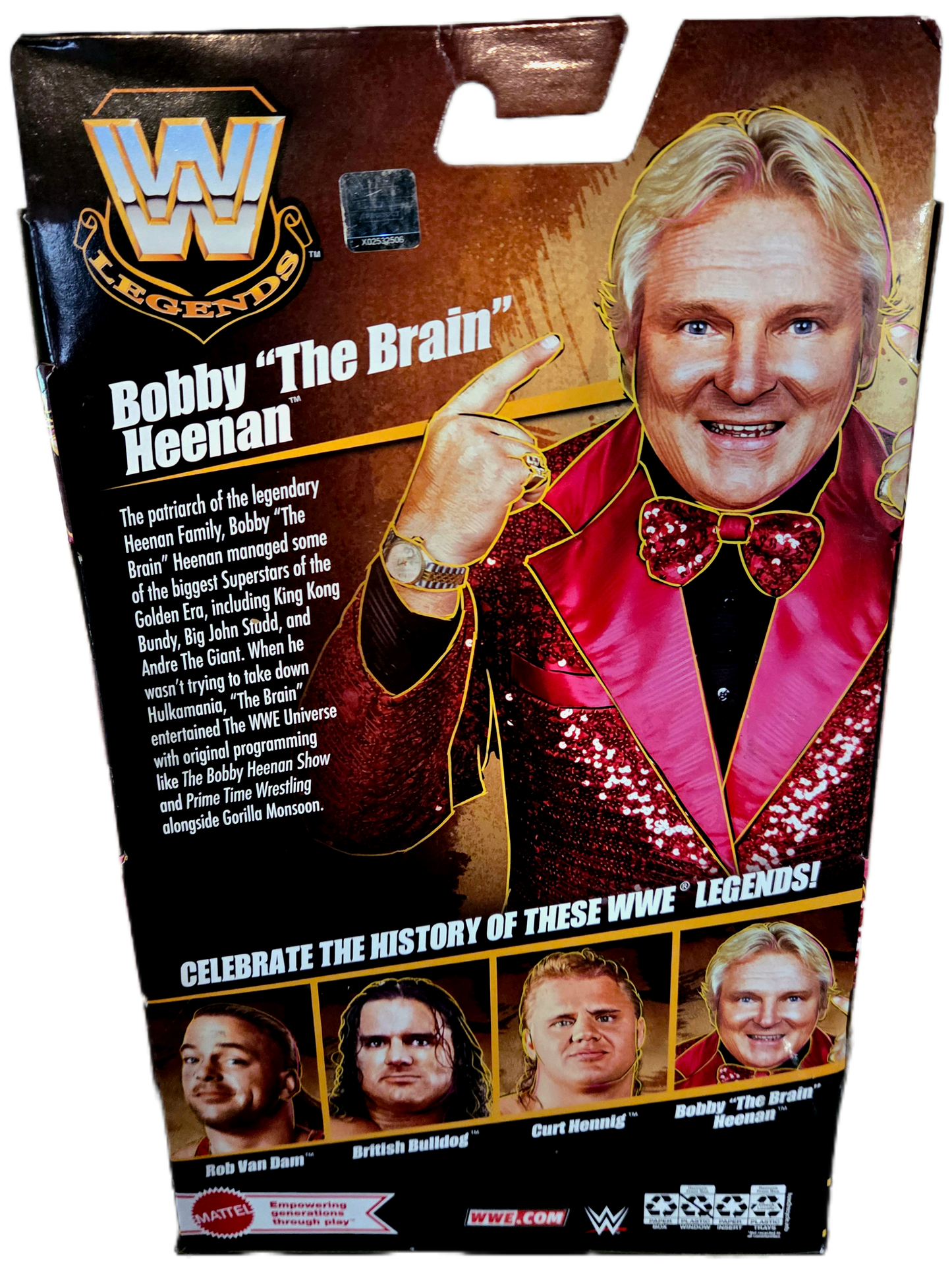 Mattel WWE Elite Legends Series 29 Bobby "The Brain" Heenan Action Figure
