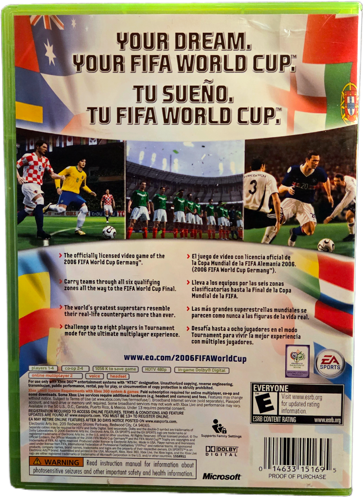 XBOX360 EA Sports FIFA World Cup Germany 2006 Used Video Game