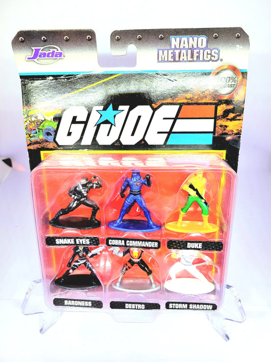 Jada Toys G.I Joe Nano Metalfigs Diecast Mini Figure 6-Pack