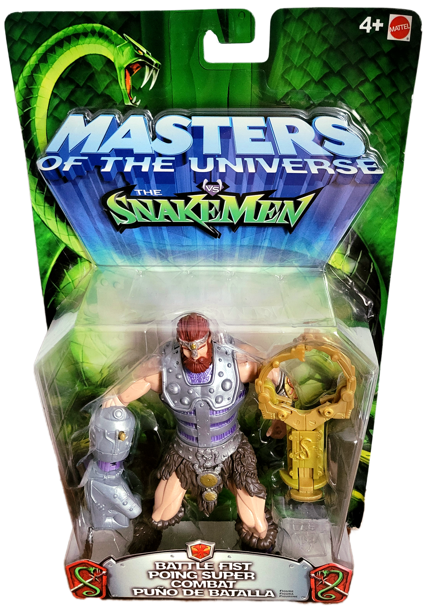 Mattel Masters of the Universe vs. The SnakeMen Battle Fist 200x Action Figure (Corner Wear)