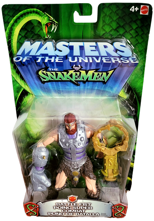 Mattel Masters of the Universe vs. The SnakeMen Battle Fist 200x Action Figure (Corner Wear)