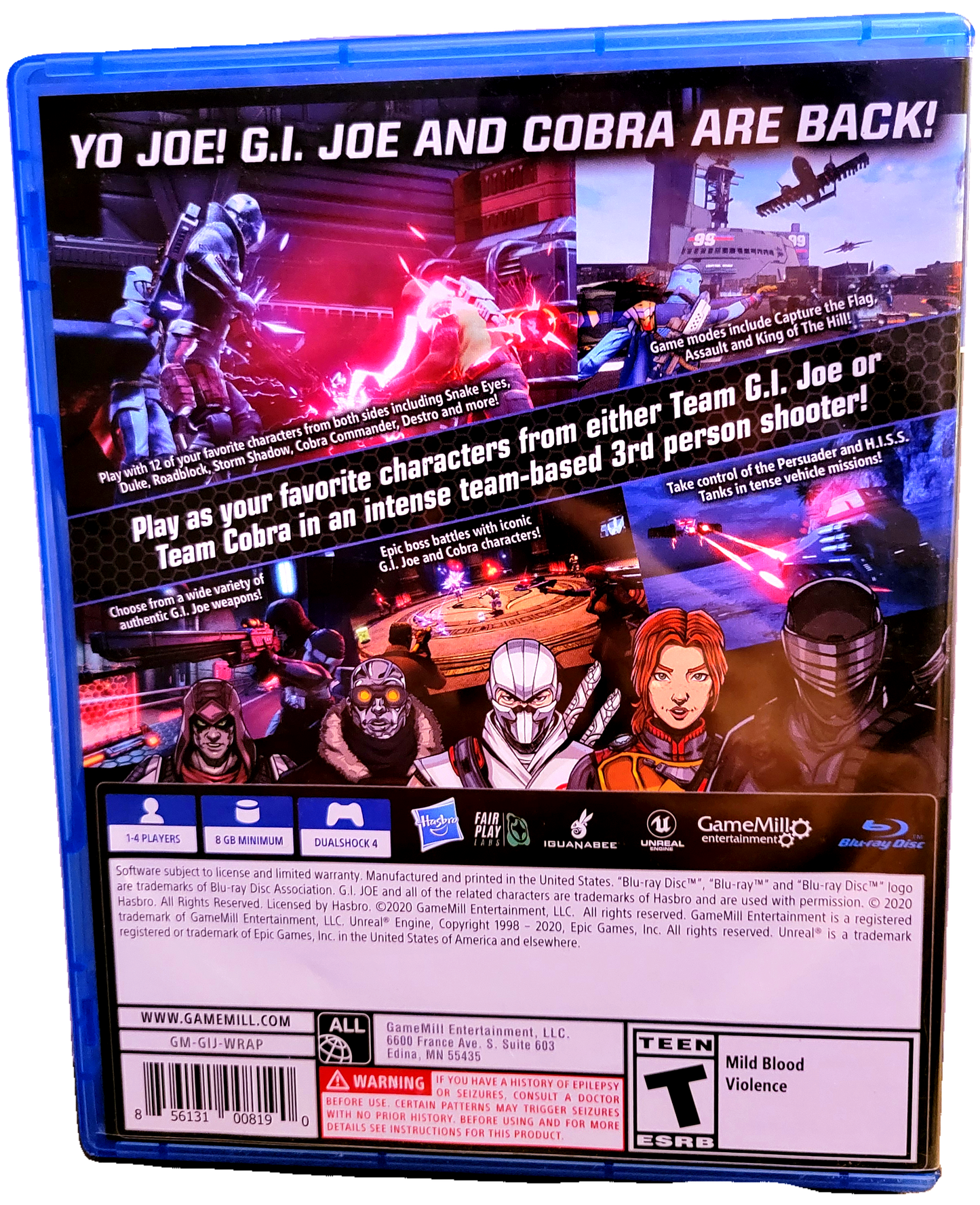 GI Joe Operation Blackout Playstation 4 (PS4) Used Video Game