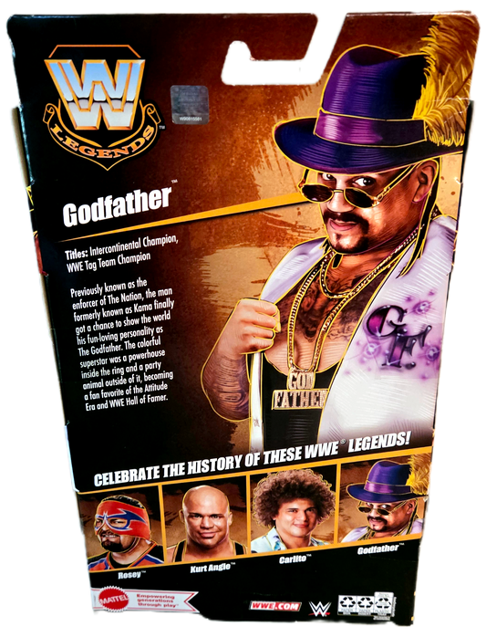 Mattel WWE Elite Legends Series 26 The Godfather Action Figure