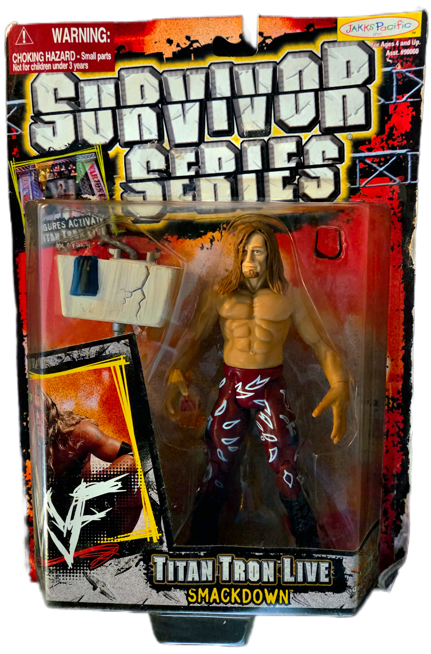 Jakks Pacific Titan Tron Live Smackdown Series Edge Action Figure (Damaged Packaging)