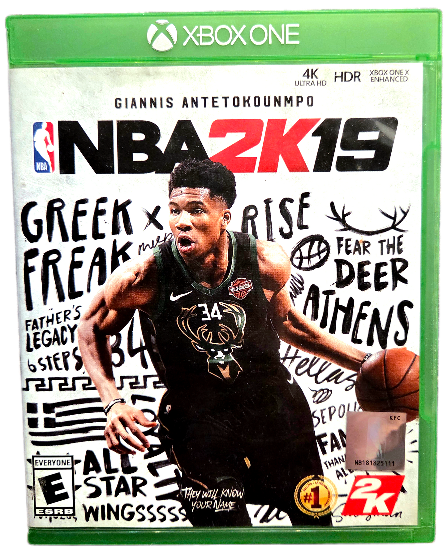 XBOX One 2K Sports NBA 2K19 Used Video Game
