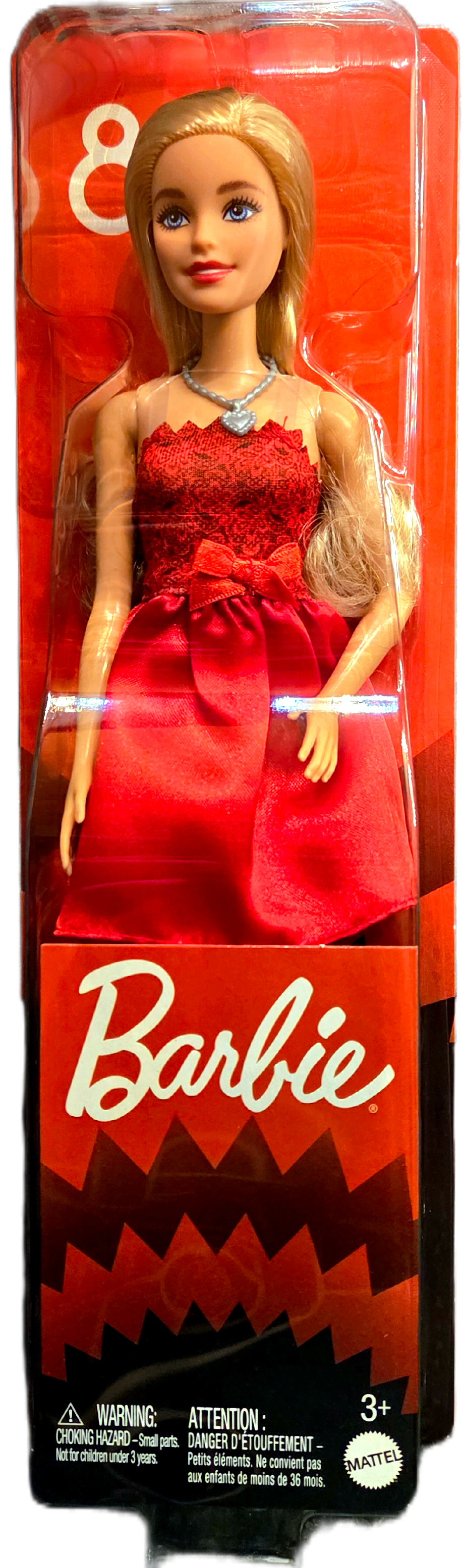 Mattel 80th Anniversary Barbie Ruby Red Celebration Fashion Doll