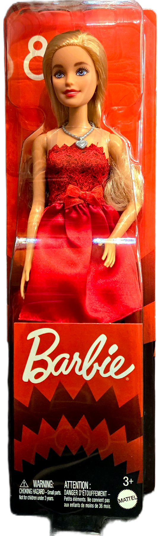 Mattel 80th Anniversary Barbie Ruby Red Celebration Fashion Doll