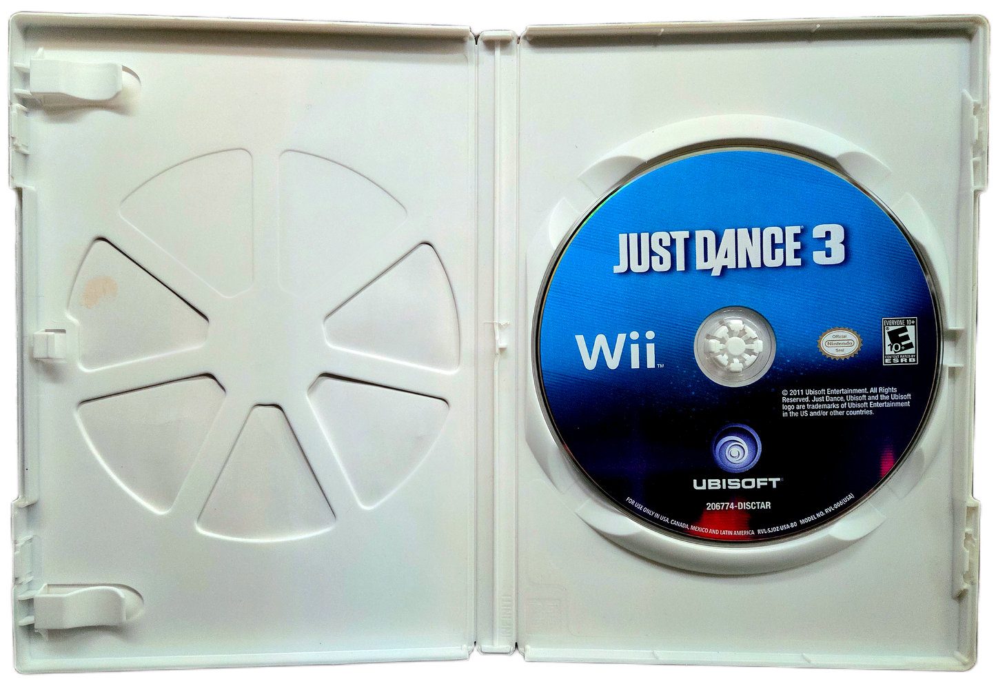 Nintendo Wii Ubisoft Just Damce 3 Target Exclusive Edition Used Video Game