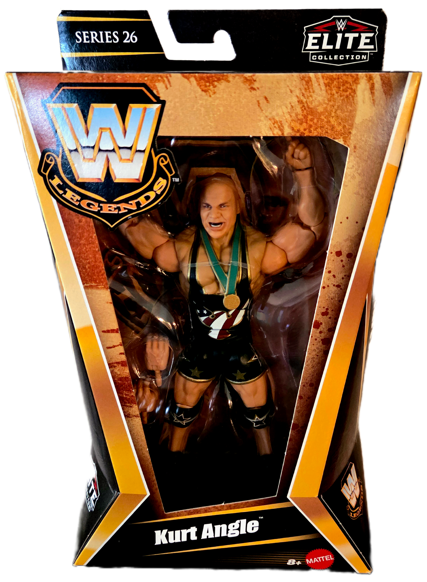 Mattel WWE Elite Legends Series 26 Kurt Angle Action Figure