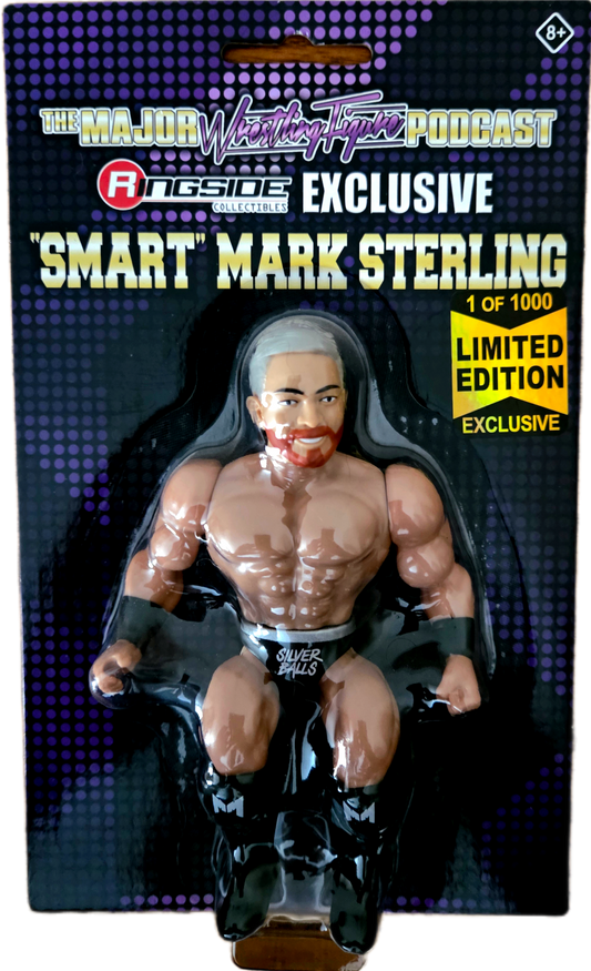 Major Wrestling Figure Podcast Ringside Collectibles Exclusive Smart Mark Sterling Retro Style Action Figure