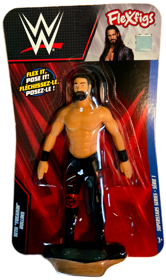 TCG FleXfigs WWE Superstars Series 1 Seth "Freakin" Rollins Bendable Figure
