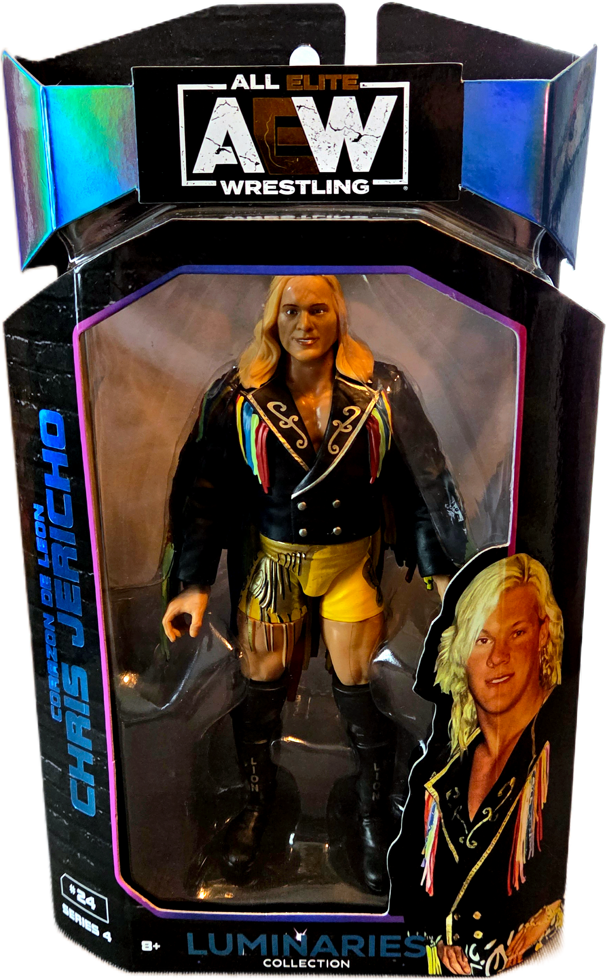 Jazwares AEW Unmatched Series 4 Corazon de Leon Chris Jericho Luminaries Action Figure