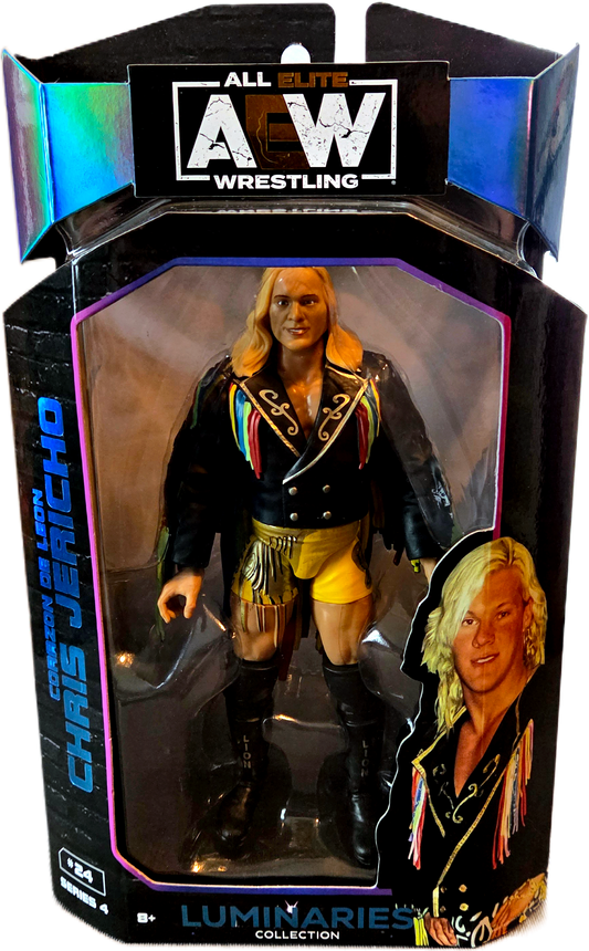 Jazwares AEW Unmatched Series 4 Corazon de Leon Chris Jericho Luminaries Action Figure