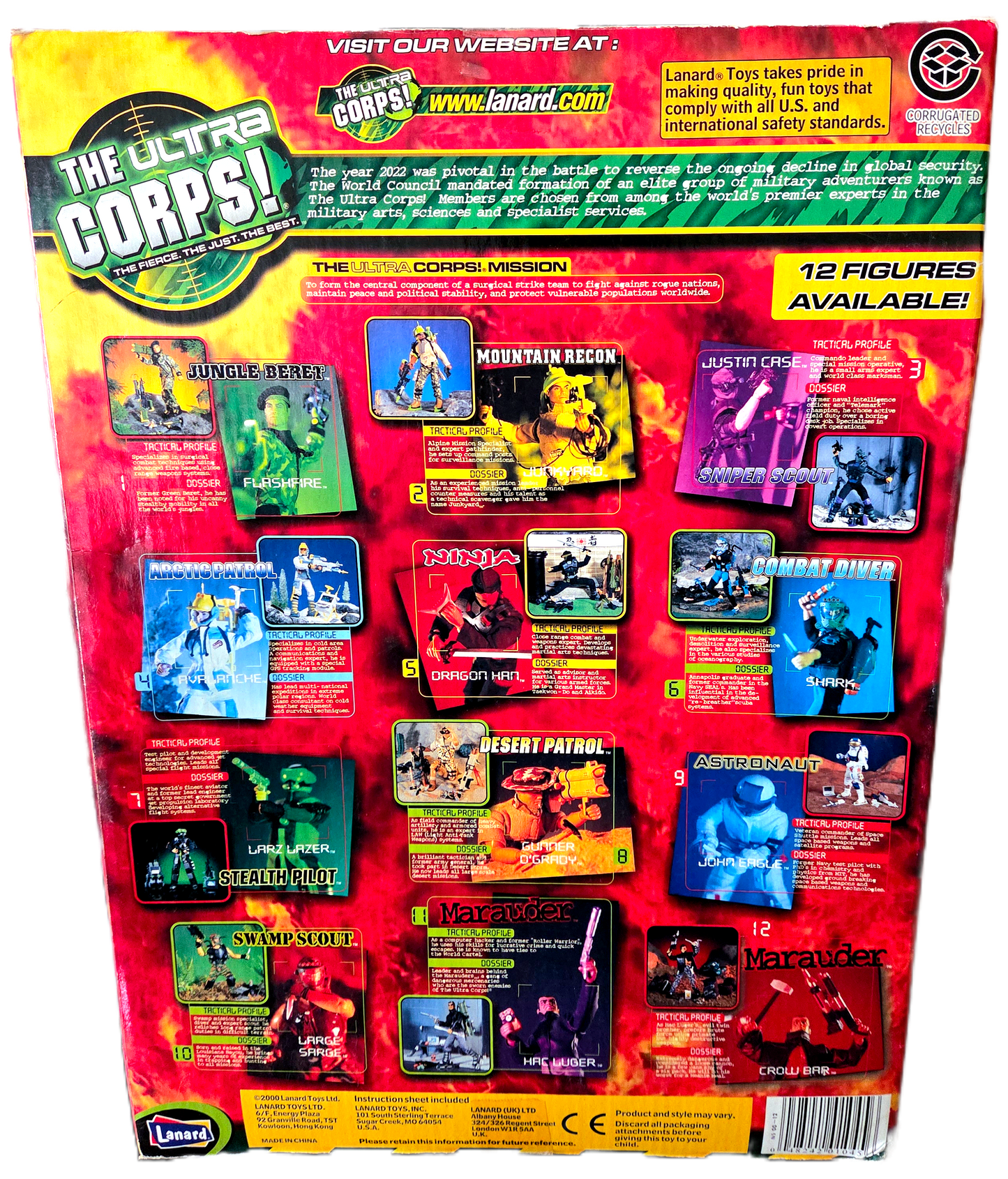 Lanard Toys The Ultra Corps Jungle Beret Mission Kit Action Figure (Damaged Packaging)