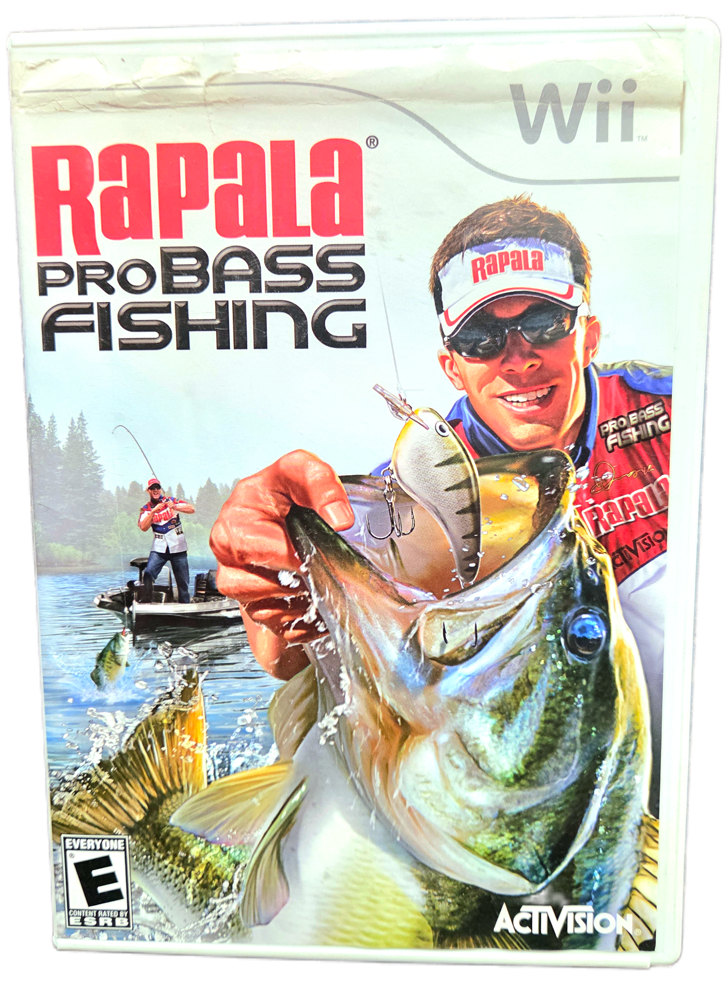 Nintendo Wii Activision Rapala Pro Bass Fishing Used Video Game