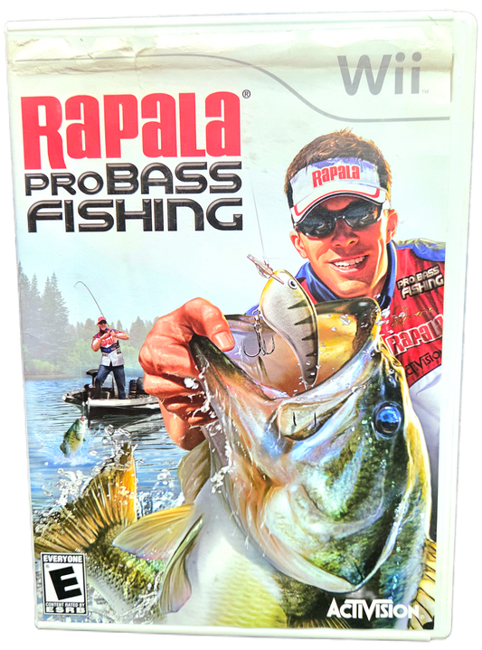 Nintendo Wii Activision Rapala Pro Bass Fishing Used Video Game