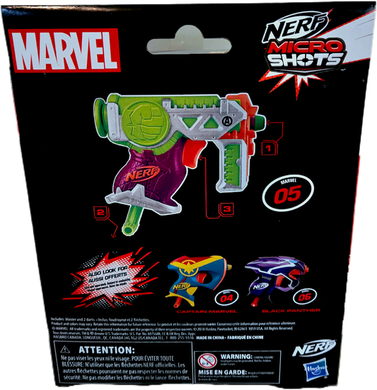 Nerf Marvel Hulk Micro Shots Blaster