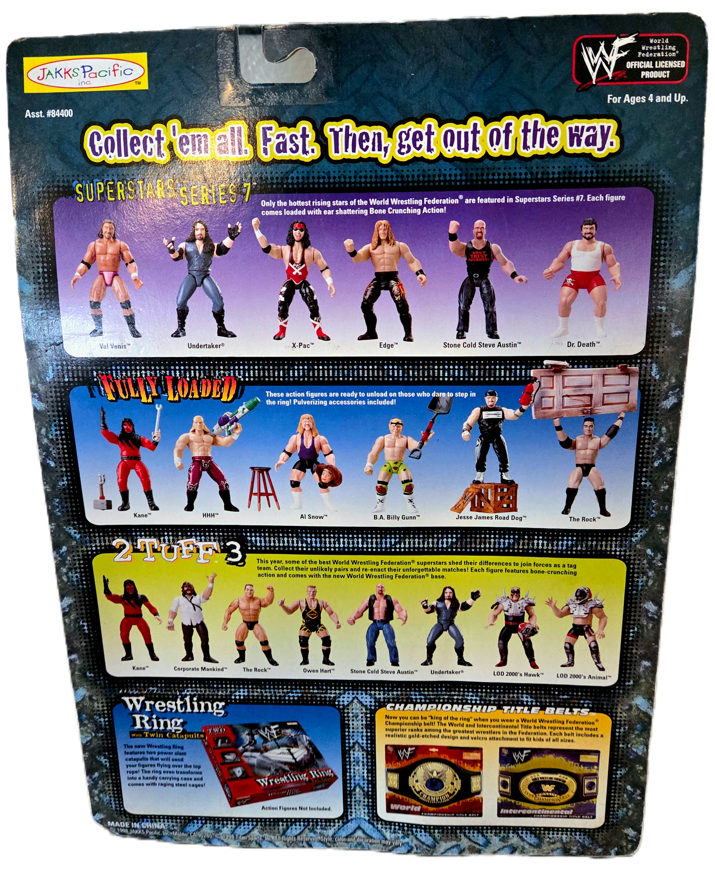 Jakks Pacific WWF Bone Crunching Action Superstars Series 7 Doctor Death Steve Williams Action Figure (Damaged Packaging)