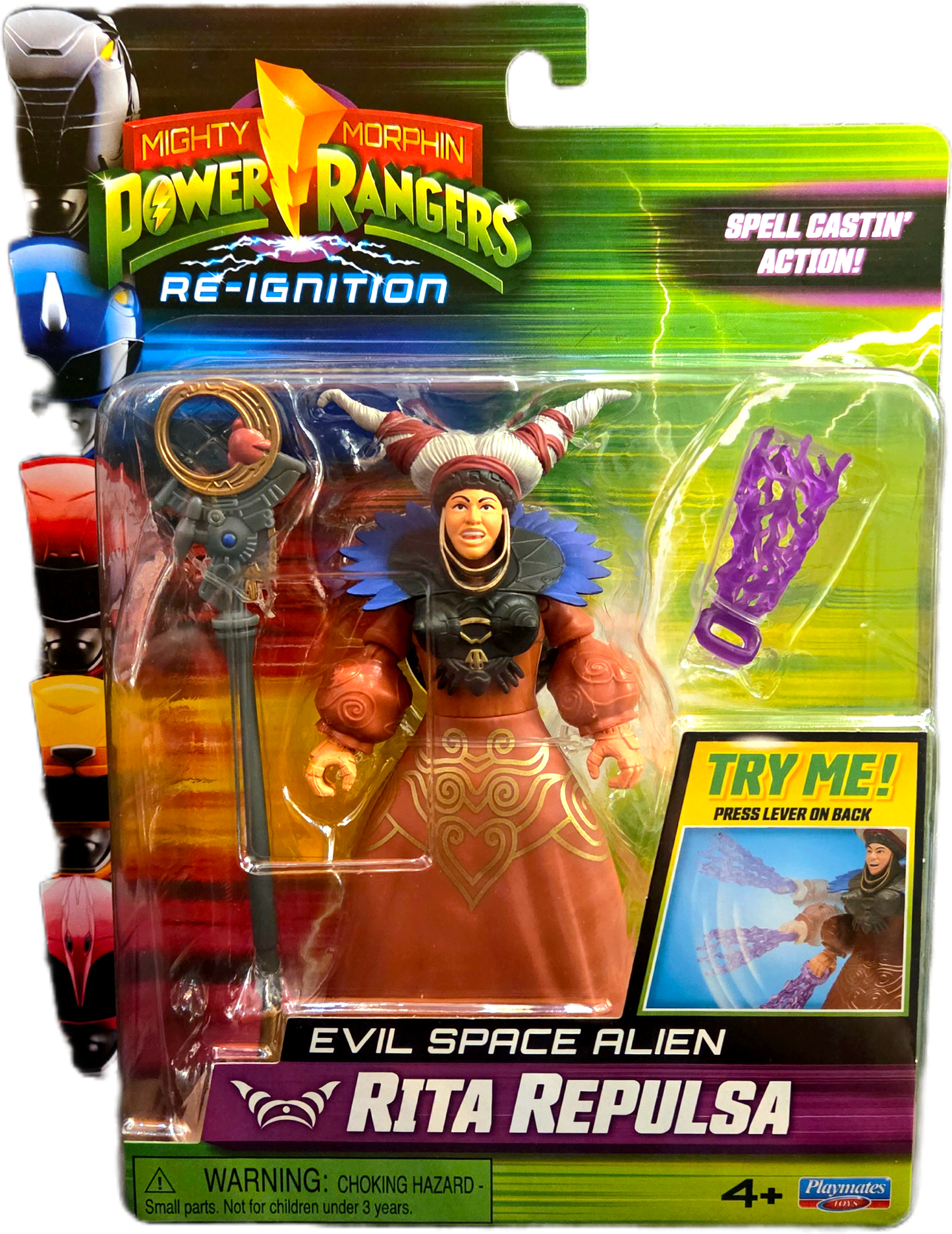 Playmates Mighty Morphin Power Rangers Re-Ignition Rita Repulsa Evil Space Alien Action Figure