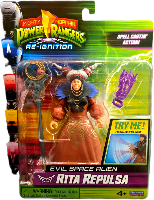 Playmates Mighty Morphin Power Rangers Re-Ignition Rita Repulsa Evil Space Alien Action Figure