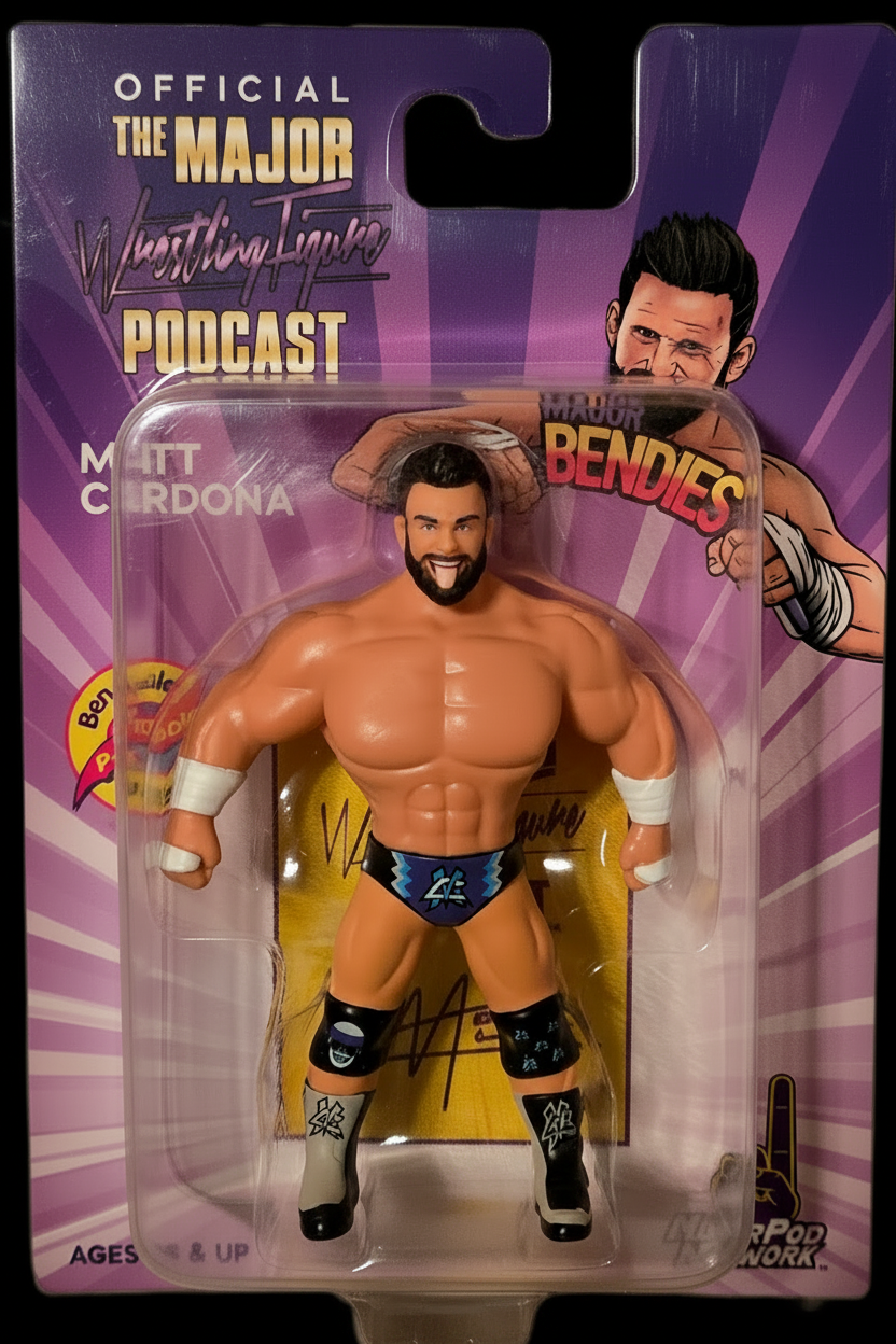 Major Bendies Series 1 Matt Cardona Action Figure