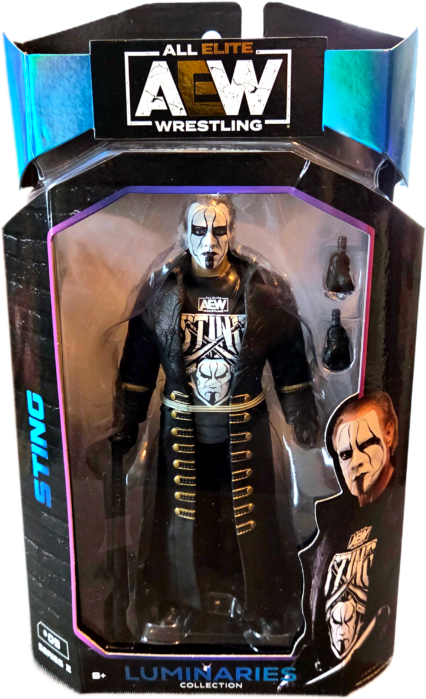 Jazwares AEW Unmatched Collection Series 2 Sting Luminaries Action Figure