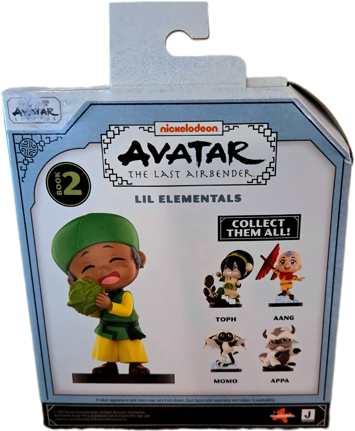 Jazwares Nickelodeon Avatar The Last Airbender Avatar Legends Book 2 Lil Elementals Cabbage Merchant Figure
