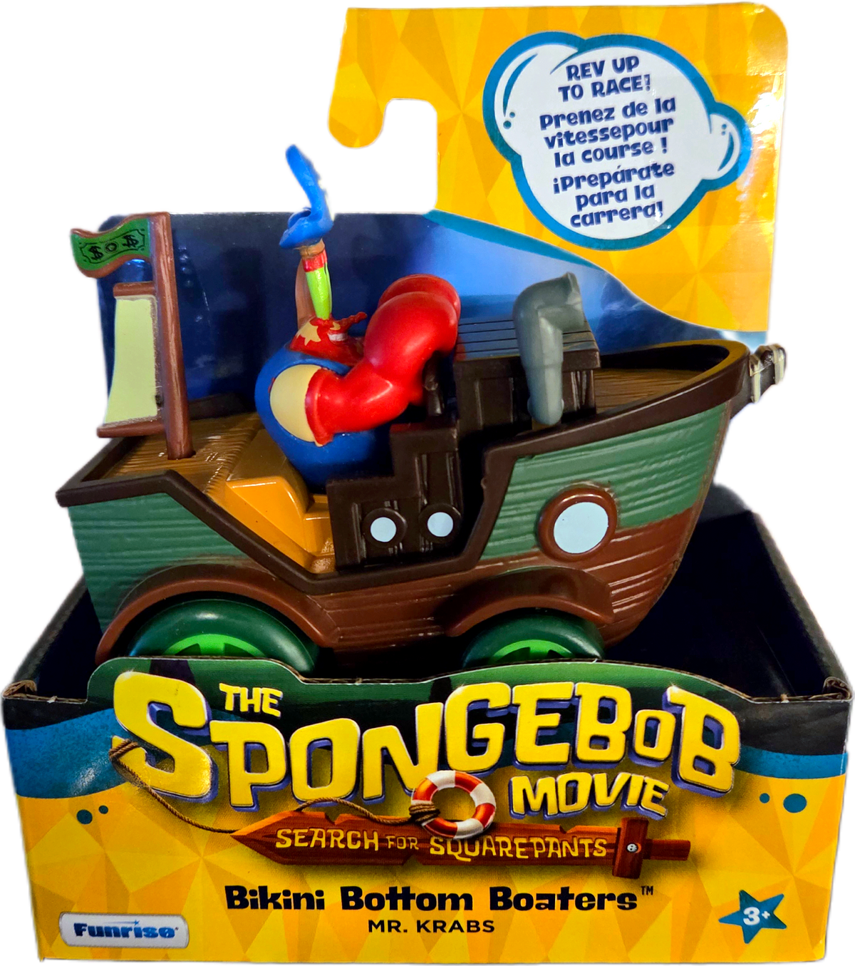 Funrise Nickelodeon The SpongeBob Squarepants Movie Search for Squarepants Bikini Bottom Boaters Mr. Krabs