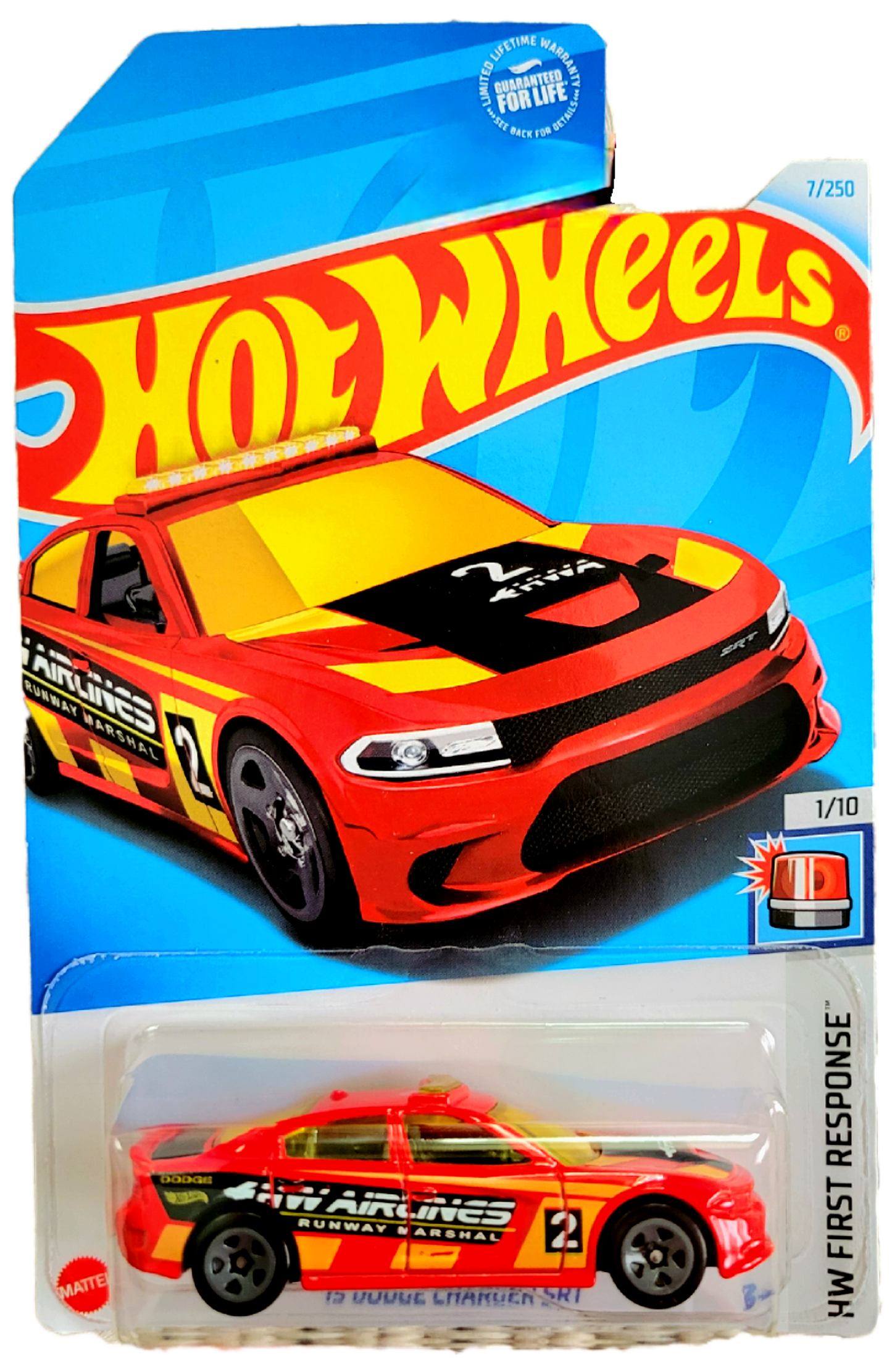 Mattel Hotwheels HW First Response '15 Dodge Charger SRT 1/10 Car