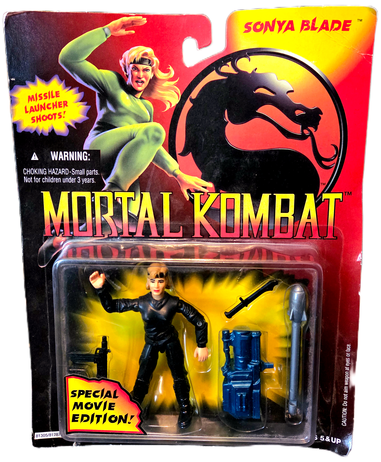 Hasbro (1994) Mortal Kombat Sonya Blade Special Movie Edition Action Figure