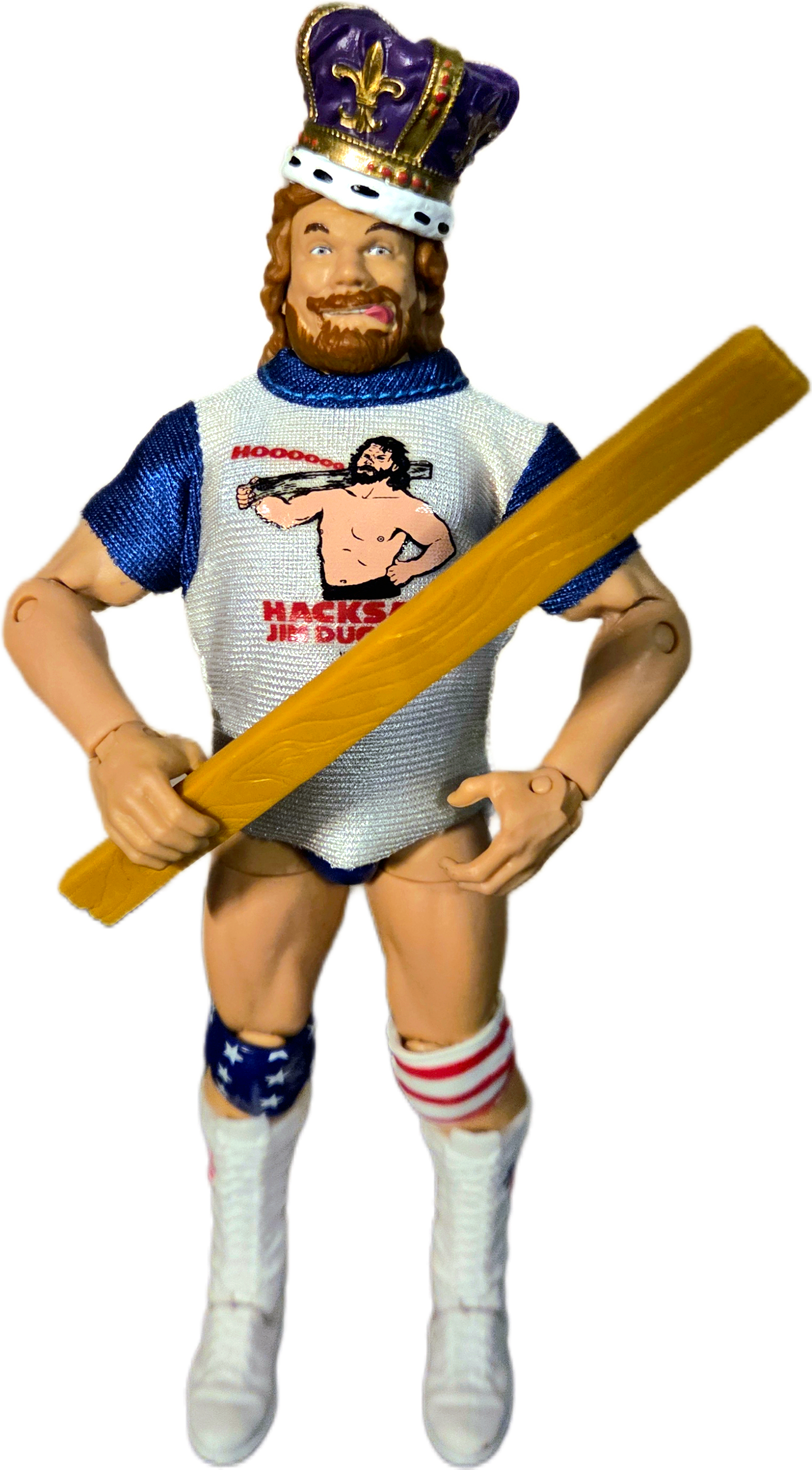 Mattel WWE Elite Retrofest Series 2 Hacksaw Jim Duggan Loose Action Figure