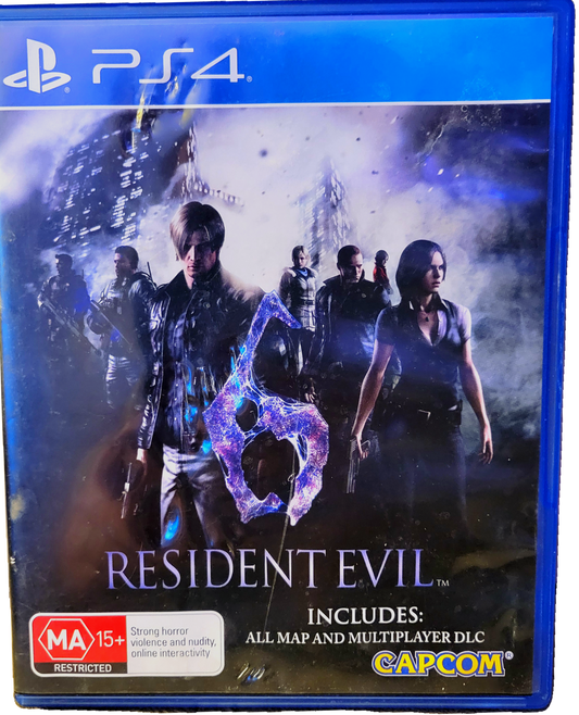 Playstation 4 Resident Evil 6 (Includes All Map and Multi-player DLC) Used Video Game