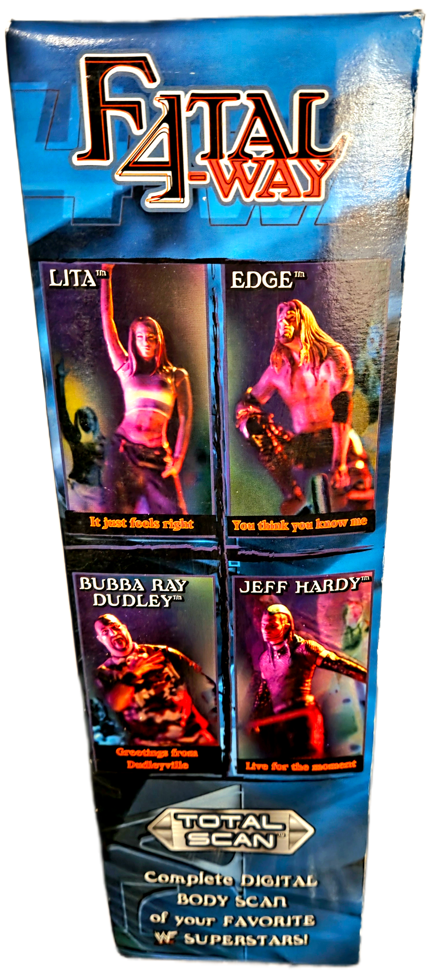 Jakks Pacific WWF Fatal 4 Way Series 1 Total Scan Lita Action Figure (Damaged Packaging)