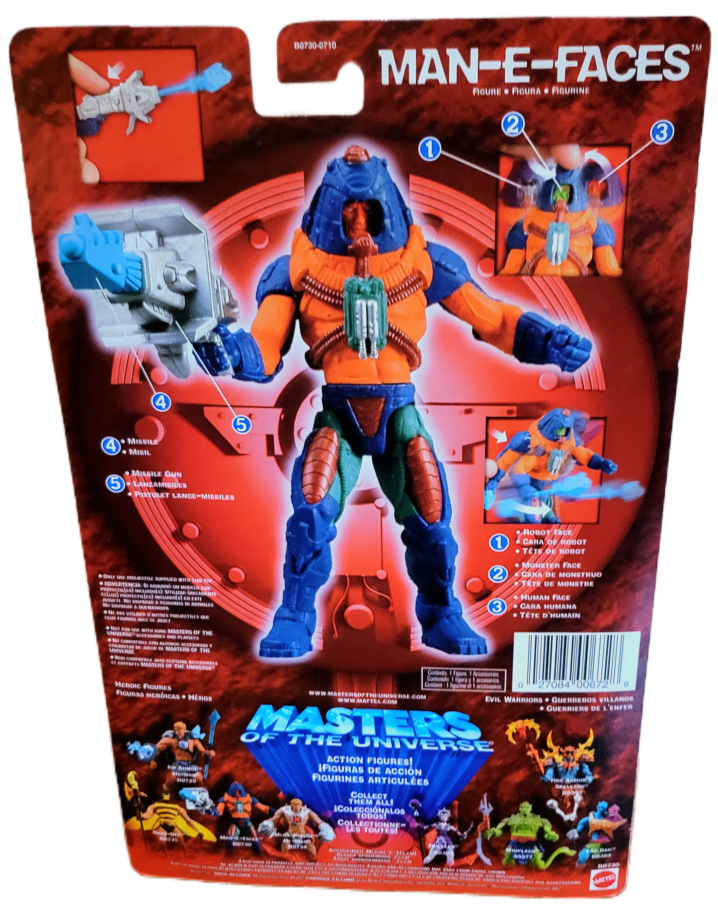Mattel Masters of the Universe 200x Man-E-Faces Action Figure (Human Face)