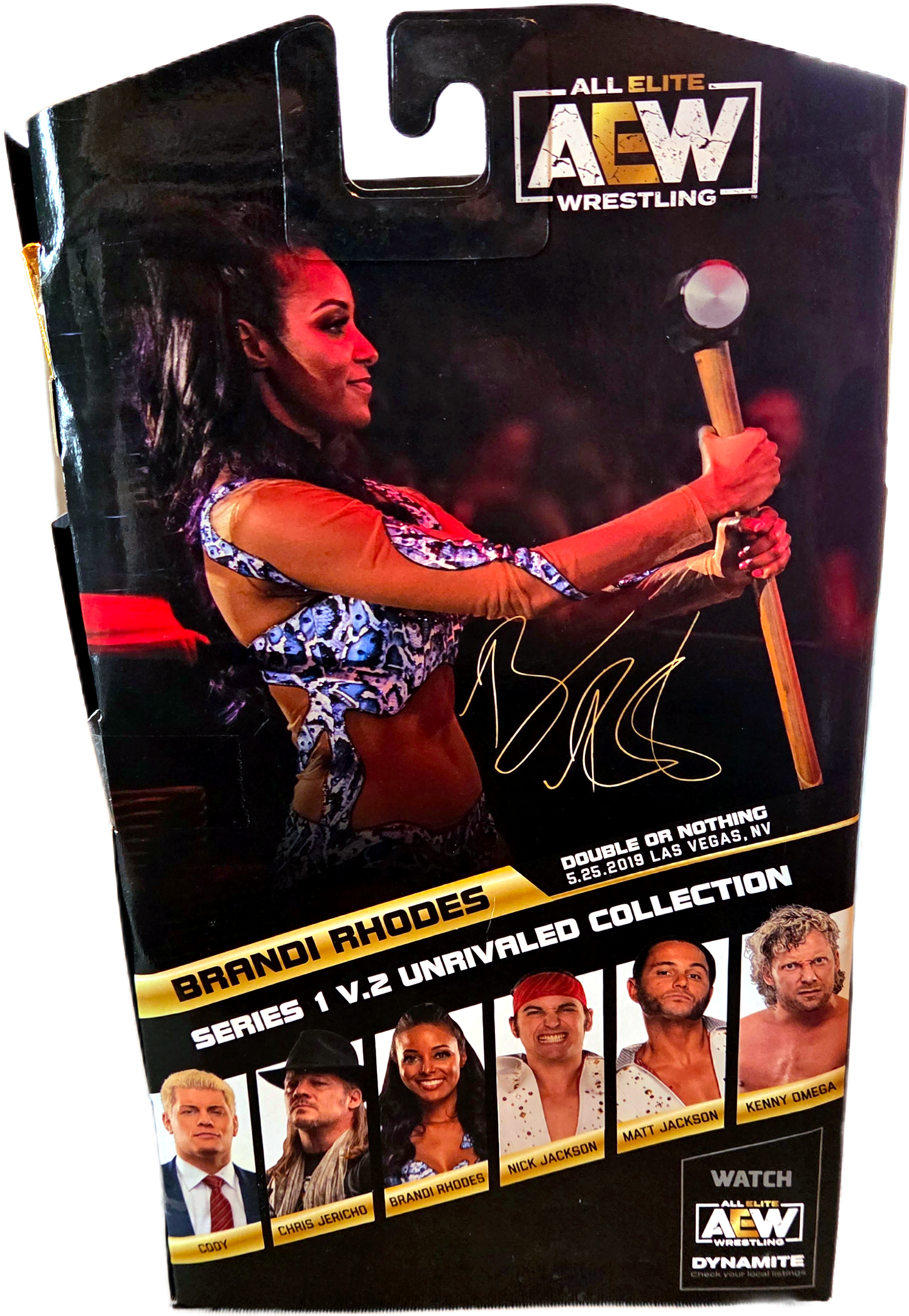 Jazwares AEW Unrivaled Collection Series 1 V2 Brandi Rhodes Action Figure