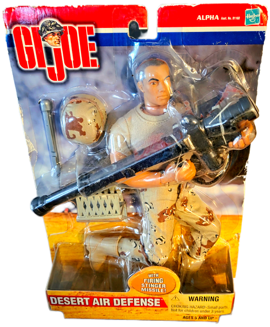 Hasbro G.I Joe (2000) Alpha Series Desert Air Defense Action Figure (Damaged Packaging)