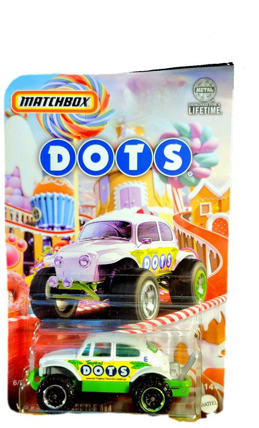 Mattel Matchbox Dots Volkswagen Beetle 4x4 Toy Vehicle