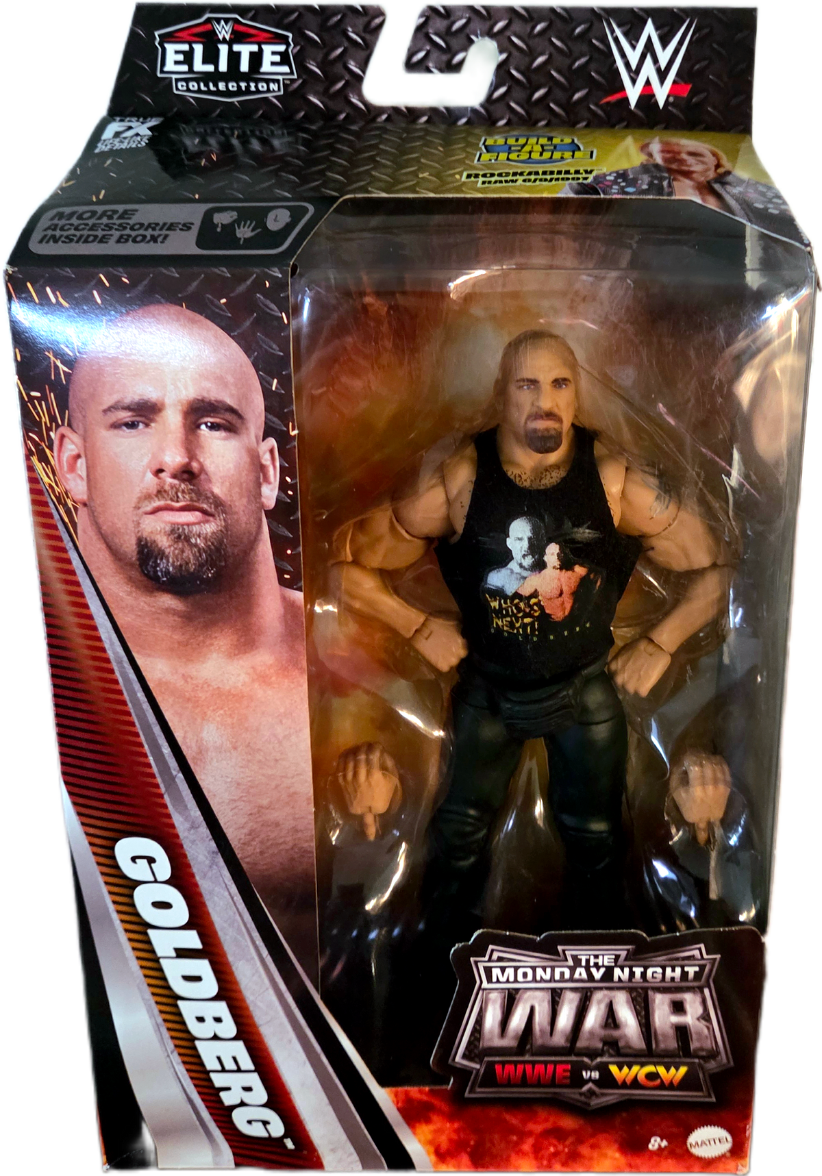 Mattel WWE Elite Monday Night Wars Series 12 Goldberg Action Figure (No BAF Piece)