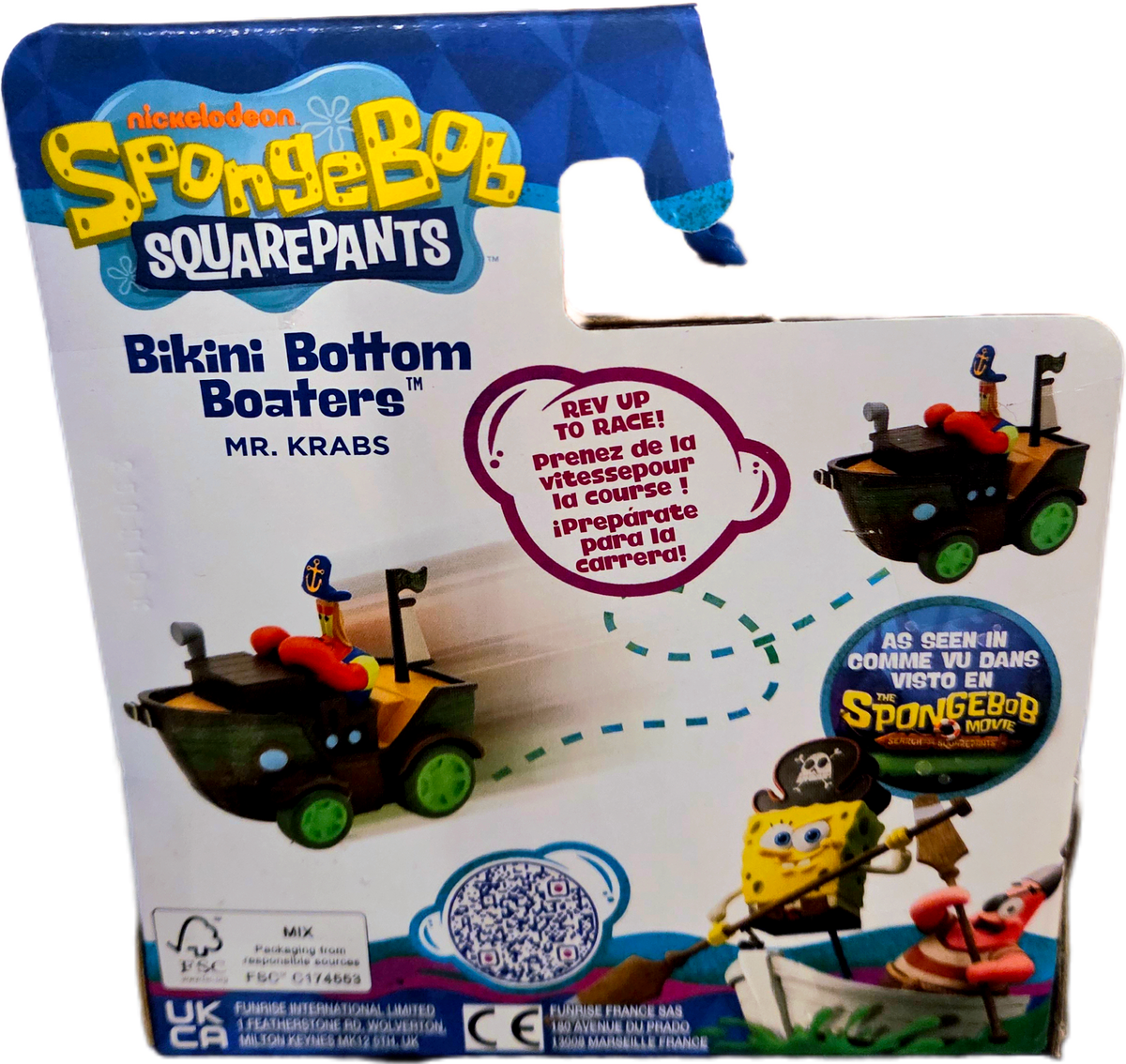 Funrise Nickelodeon The SpongeBob Squarepants Movie Search for Squarepants Bikini Bottom Boaters Mr. Krabs