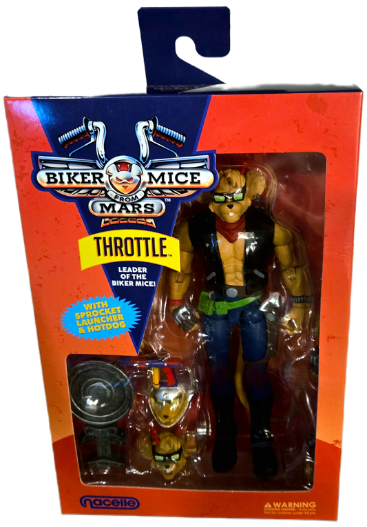 Nacelle Biker Mice From Mars Throttle Leader of the Biker Mice Action Figure