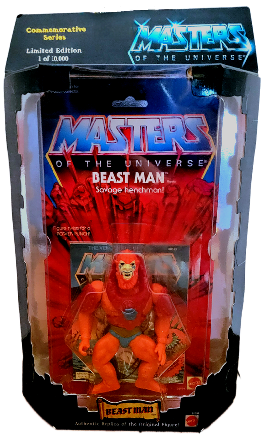 Mattel Masters of the Universe Commemorative Series Limited Edition Beast Man Action Figure (Damaged Packaging)