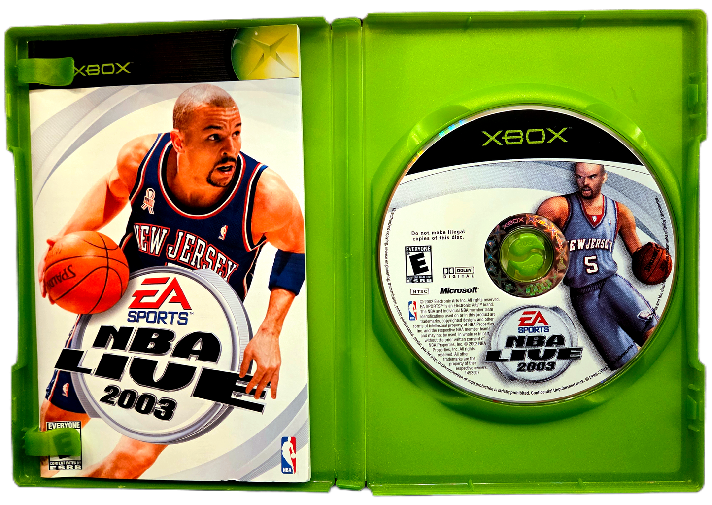 XBOX EA Sports NBA Live 2003 Used Video Game