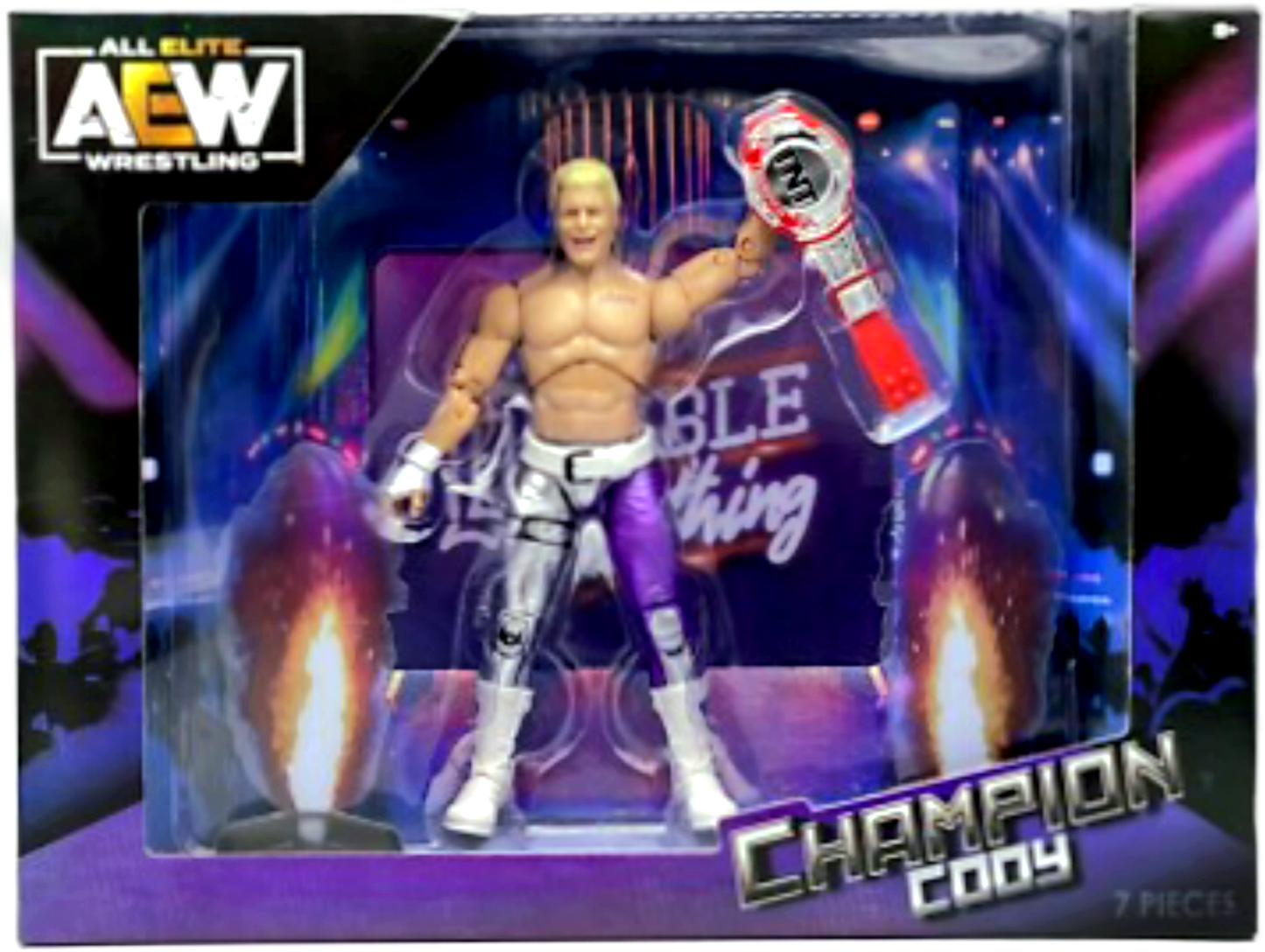 Jazwares AEW Double or Nothing TNT Champion Cody Rhodes Ringside Collectibles Exclusive Action Figure