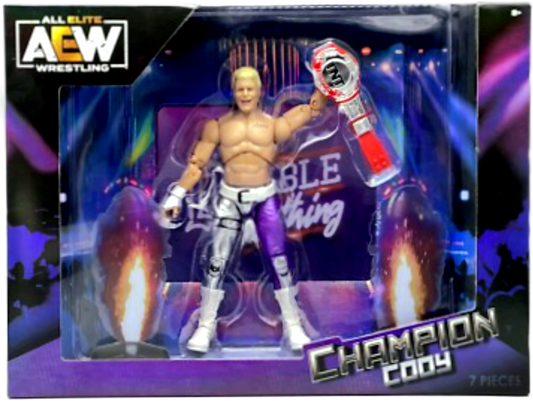 Jazwares AEW Double or Nothing TNT Champion Cody Rhodes Ringside Collectibles Exclusive Action Figure