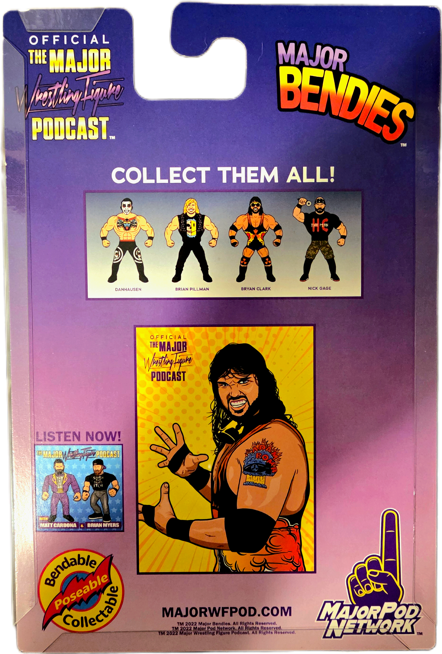 Major Bendies Series II Bryan Clark Chase Edition Action Figure