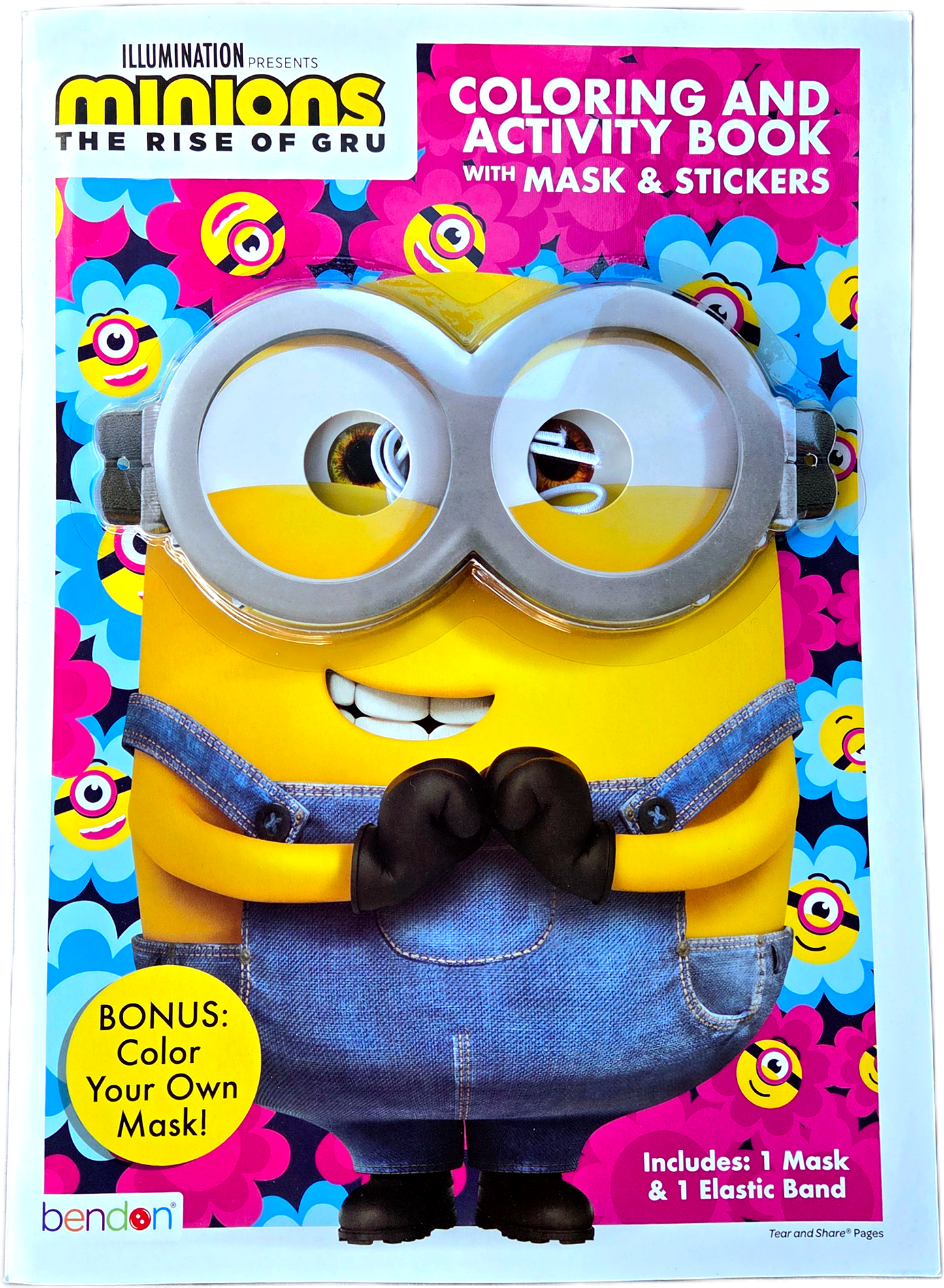 Illumination Minions The Rise of Gru Coloring and Activity Book with Mask & Stickers