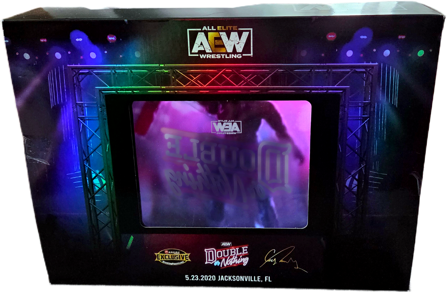 Jazwares AEW Double or Nothing TNT Champion Cody Rhodes Ringside Collectibles Exclusive Action Figure