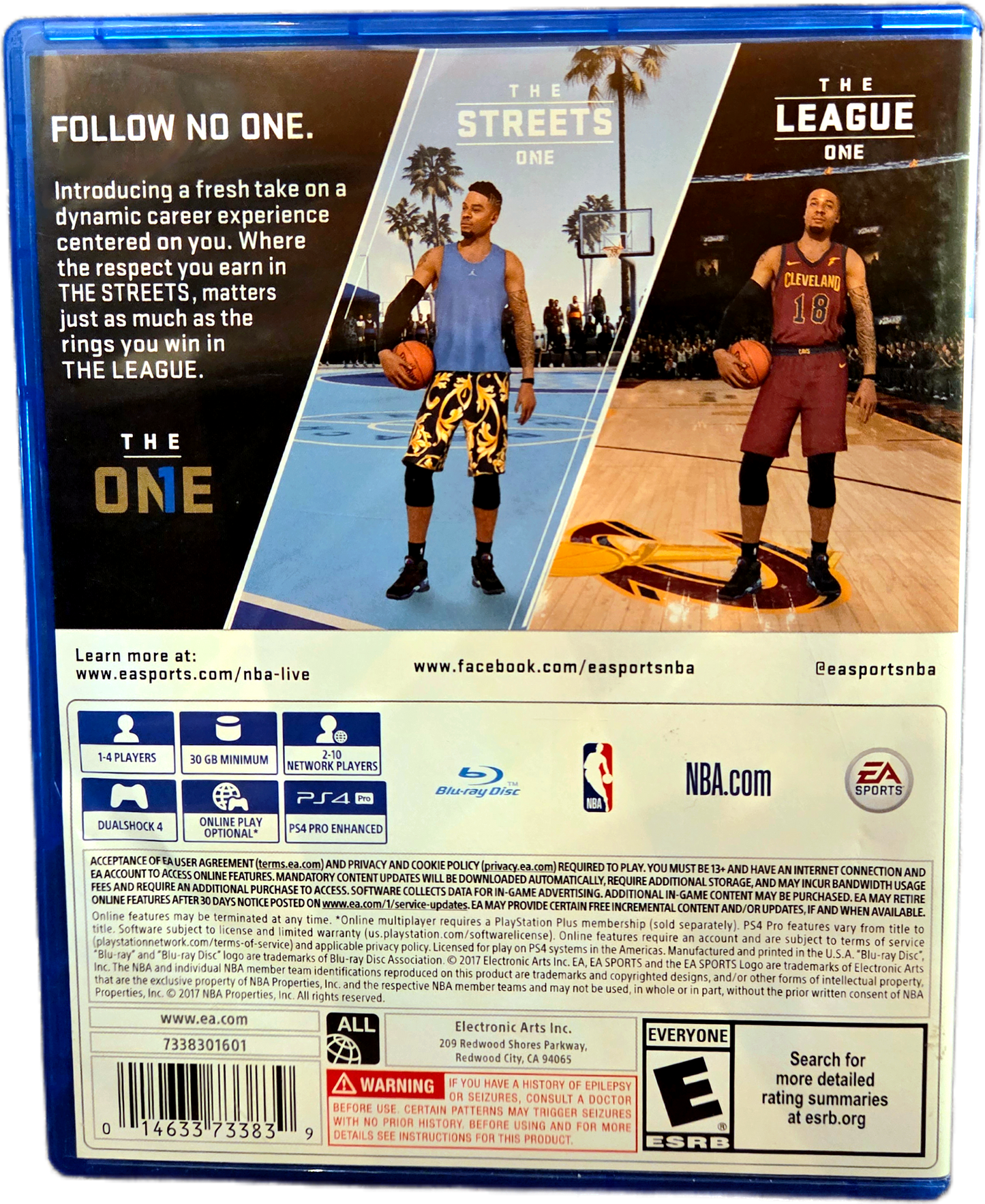 Playstation 4 EA Sports NBA Live 18 Used Video Game